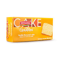 BRITANNIA GOBBLES CAKE