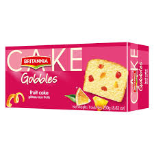 BRITANNIA GOBBLES CAKE