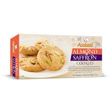 AMBALA ALMOND AND SAFFRON COOKIES